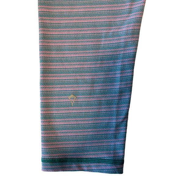 Ivivva Girls Striped Capri Leggings. Size 12. - Picture 5 of 6